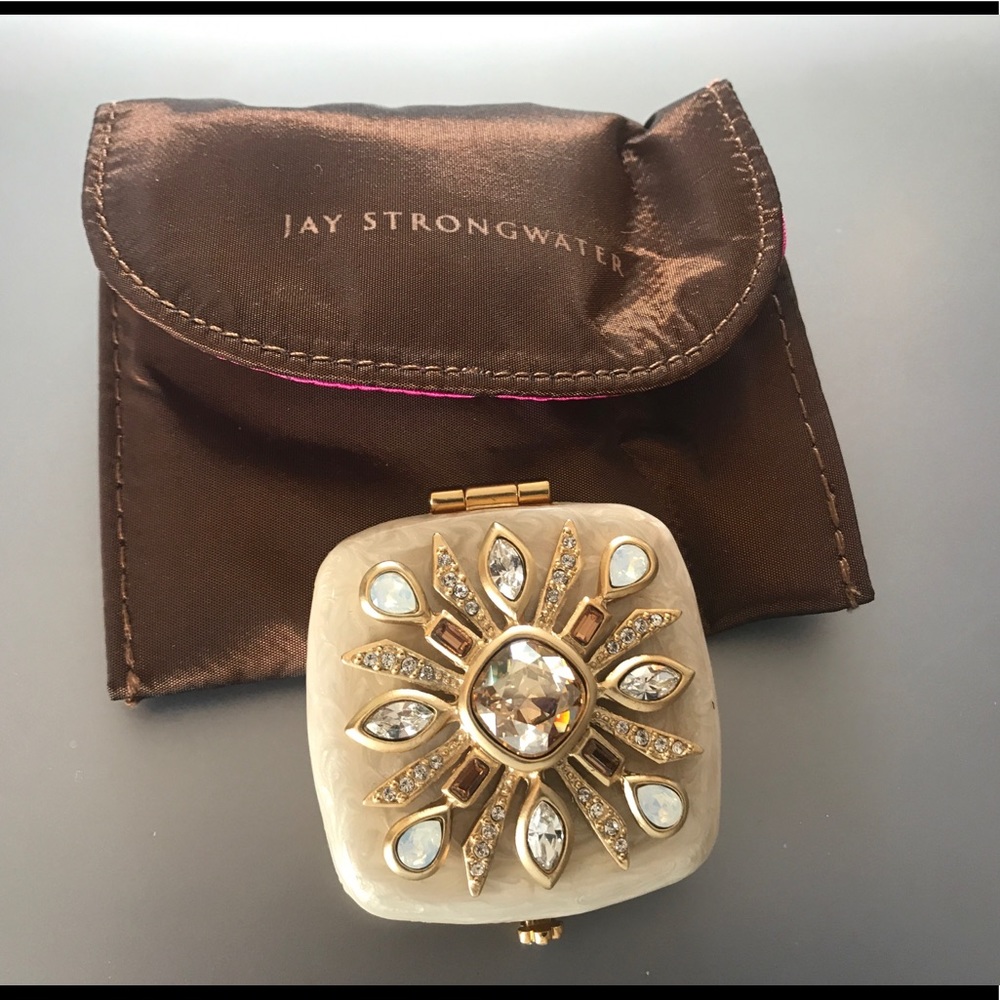 Jay Strongwater compact mirror